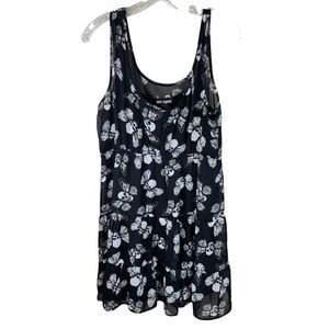 Hot Topic Death Moth Dress Skull Butterfly Emo Goth Black Sheer size XL